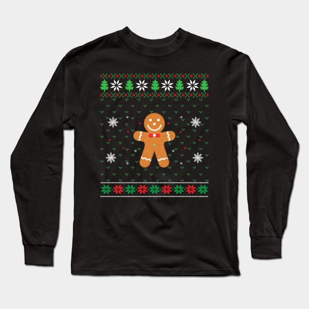 everyone loves a ginger ugly christmas sweater Long Sleeve T-Shirt by MZeeDesigns